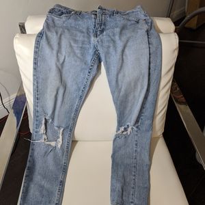Levi's mens skinny ripped 30x30